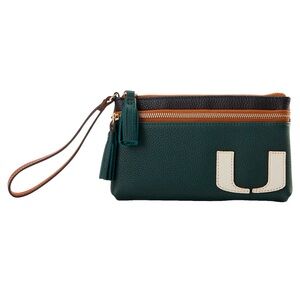 Miami Hurricanes Dooney & Bourke Infield
Double-Zip Wristlet